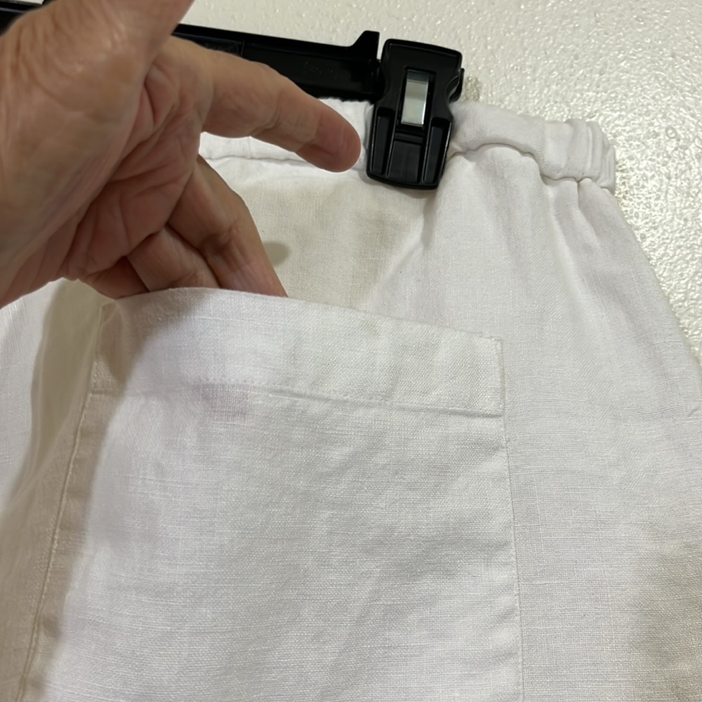 No brand cotton, wide legged pants. Size Large. - Picture 6 of 7
